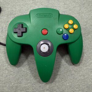 Green Nintendo 64 N64 Controller w/ Tight Stick